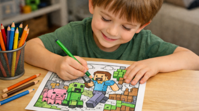 Coloriage Minecraft