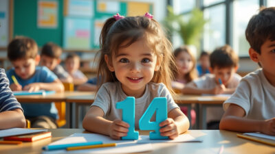 découvrez une sélection de jeux et d’activités ludiques pour aider les enfants à maîtriser le chiffre 14 en espagnol tout en s’amusant !