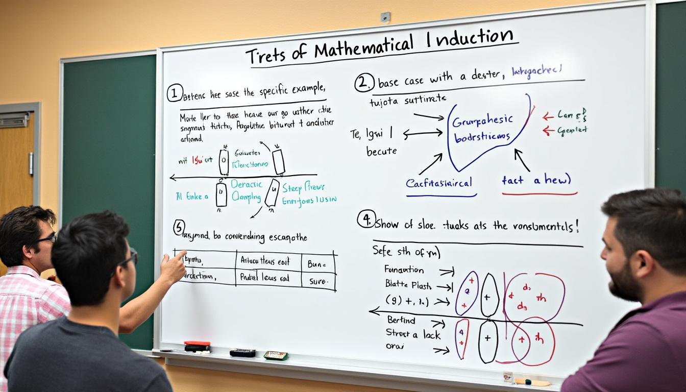 découvrez les différentes étapes de la démonstration par récurrence expliquées simplement : principe de base, hypothèse de récurrence et étape d’hérédité pour maîtriser cette méthode mathématique incontournable.