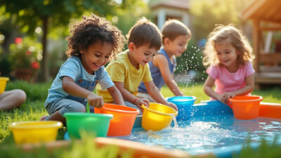 découvrez pourquoi les activités sur l'eau en maternelle favorisent le développement moteur, sensoriel et social des enfants, tout en stimulant leur confiance et leur autonomie.