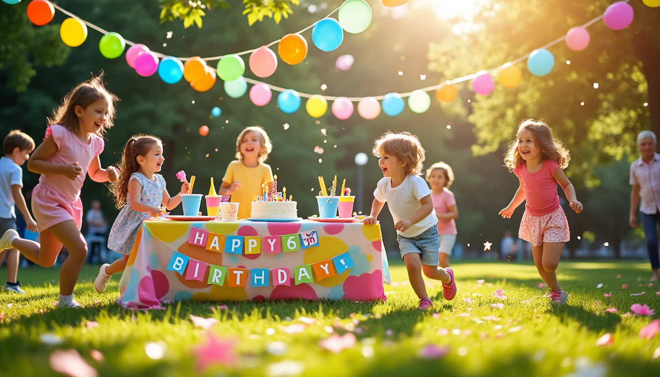 Transformez votre fête pour enfants organisée dans un parc en une expérience inoubliable
