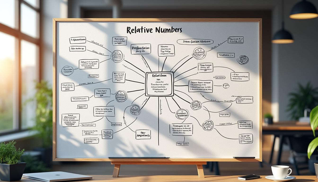 La carte mentale : nombre relatif : transformez vos idées en images claires