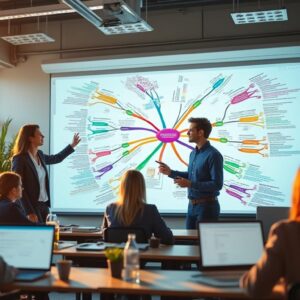 découvrez comment les cartes mentales facilitent l'enseignement et l'apprentissage : organisation des idées, mémorisation renforcée et stimulation de la créativité en classe.