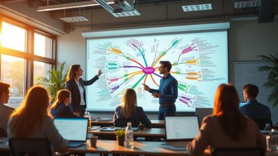 découvrez comment les cartes mentales facilitent l'enseignement et l'apprentissage : organisation des idées, mémorisation renforcée et stimulation de la créativité en classe.