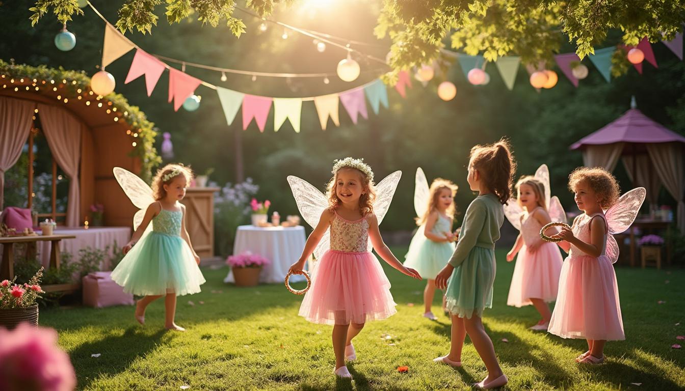 plongez dans l'univers féerique et découvrez tous les secrets pour organiser une fête pour enfants inoubliable, inspirée par le monde magique des fées !