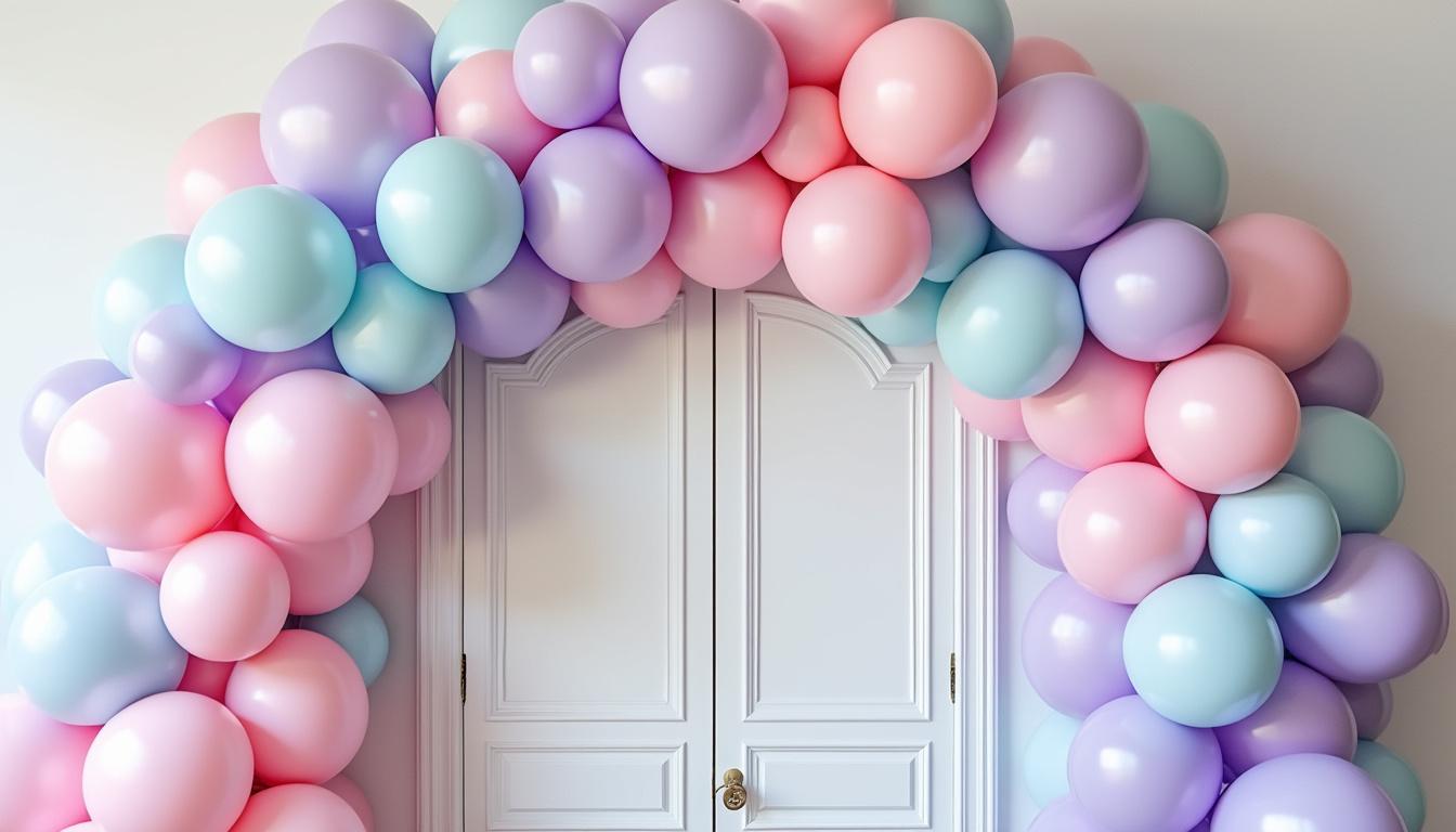 découvrez notre guide ultime pour créer une magnifique arche de ballons pastel, parfaite pour embellir vos événements avec élégance et douceur.
