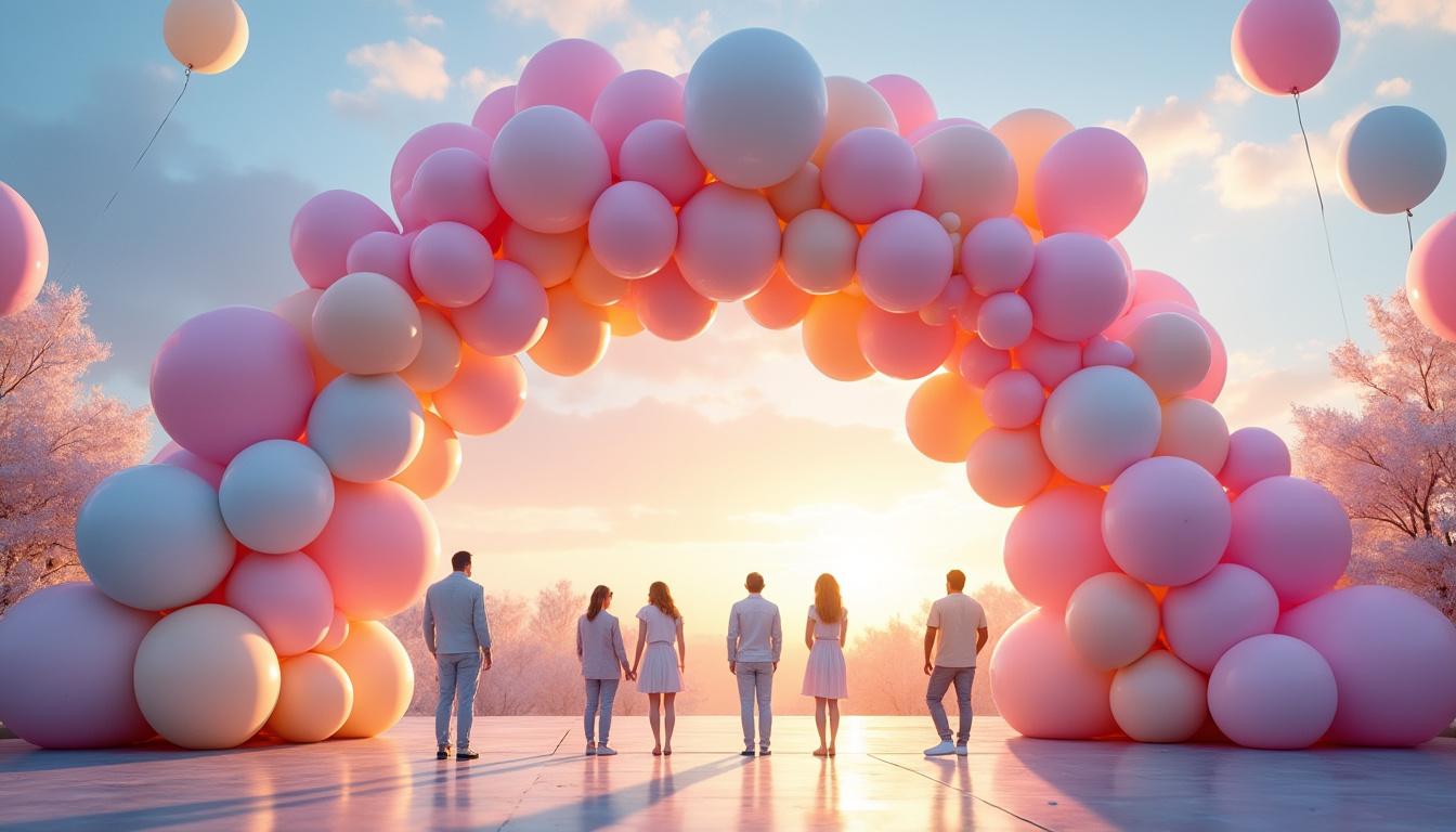 Guide ultime pour réaliser une magnifique arche de ballons pastel
