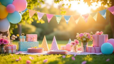 découvrez les accessoires essentiels pour une fête d'enfants sur le thème arc-en-ciel pastel : décorations, vaisselle et idées ludiques pour un anniversaire inoubliable.