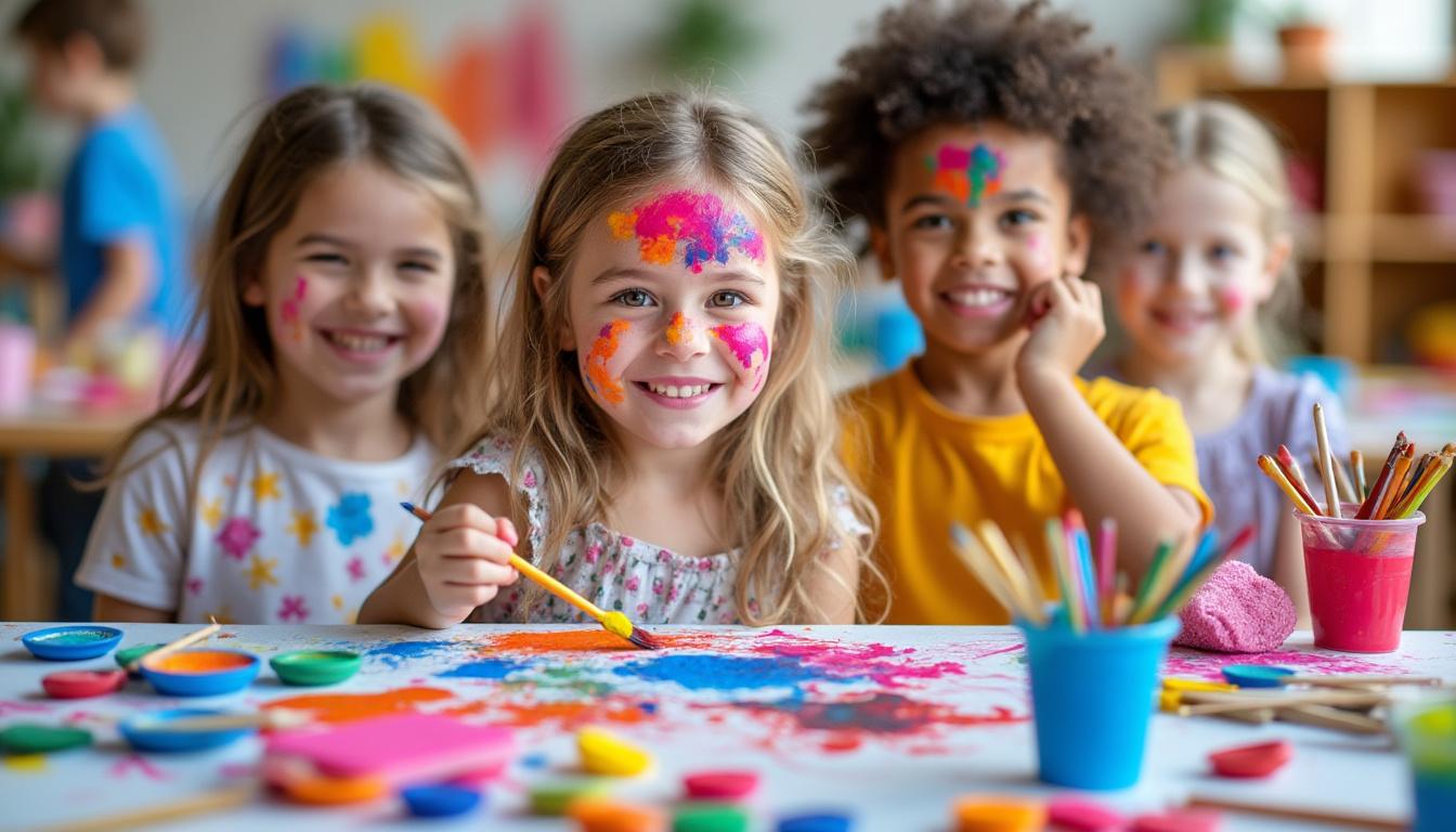 découvrez les tendances actuelles pour créer un atelier de maquillage enfant captivant, ludique et sécurisé, idéal pour éveiller la créativité des plus petits.