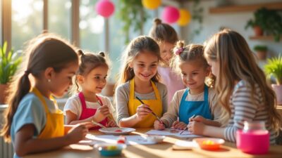 découvrez les tendances actuelles pour organiser un atelier de maquillage enfant captivant et ludique, favorisant la créativité et le plaisir des plus jeunes.