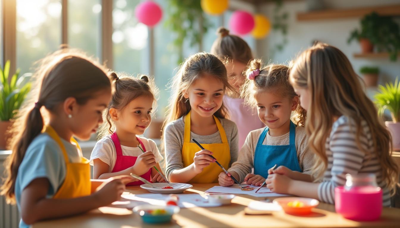 Les tendances actuelles pour un atelier de maquillage enfant captivant