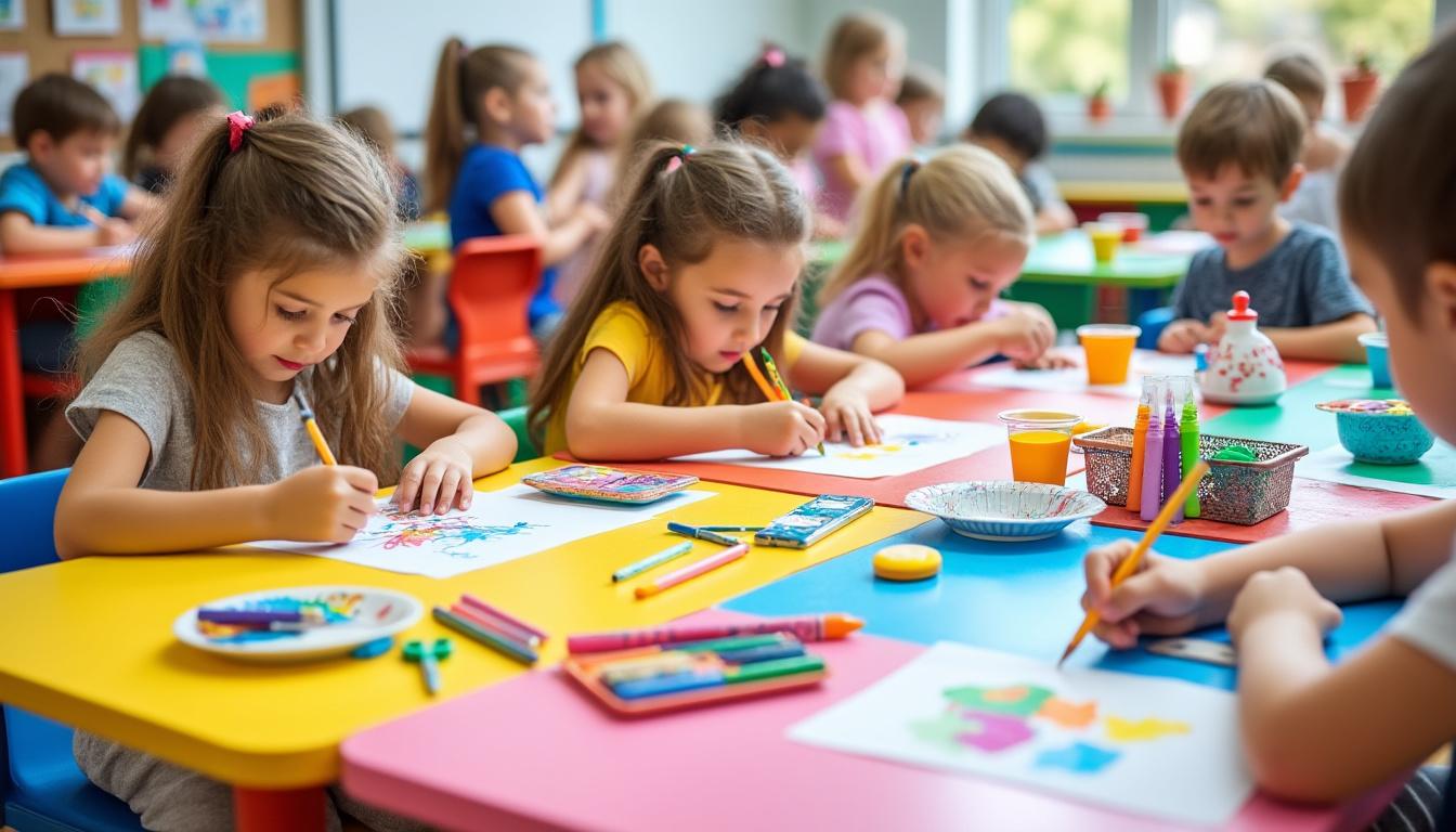 découvrez les avantages d'adopter une table colorée pour enfants dans une crèche ou une école : stimulation de la créativité, ambiance joyeuse, et environnement propice à l’apprentissage et au jeu.