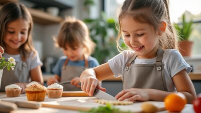 découvrez nos ateliers cuisine pour enfants avec des recettes faciles et amusantes à réaliser. parfait pour éveiller leur créativité et le goût des saveurs dès le plus jeune âge !