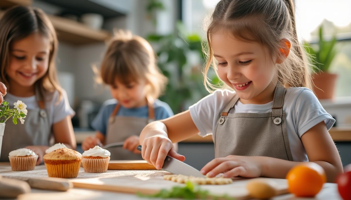Atelier cuisine pour enfants : les meilleures recettes faciles et amusantes à essayer