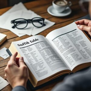 découvrez comment le tableau des suffixes peut vous aider à enrichir votre vocabulaire et améliorer votre compréhension linguistique de manière efficace.