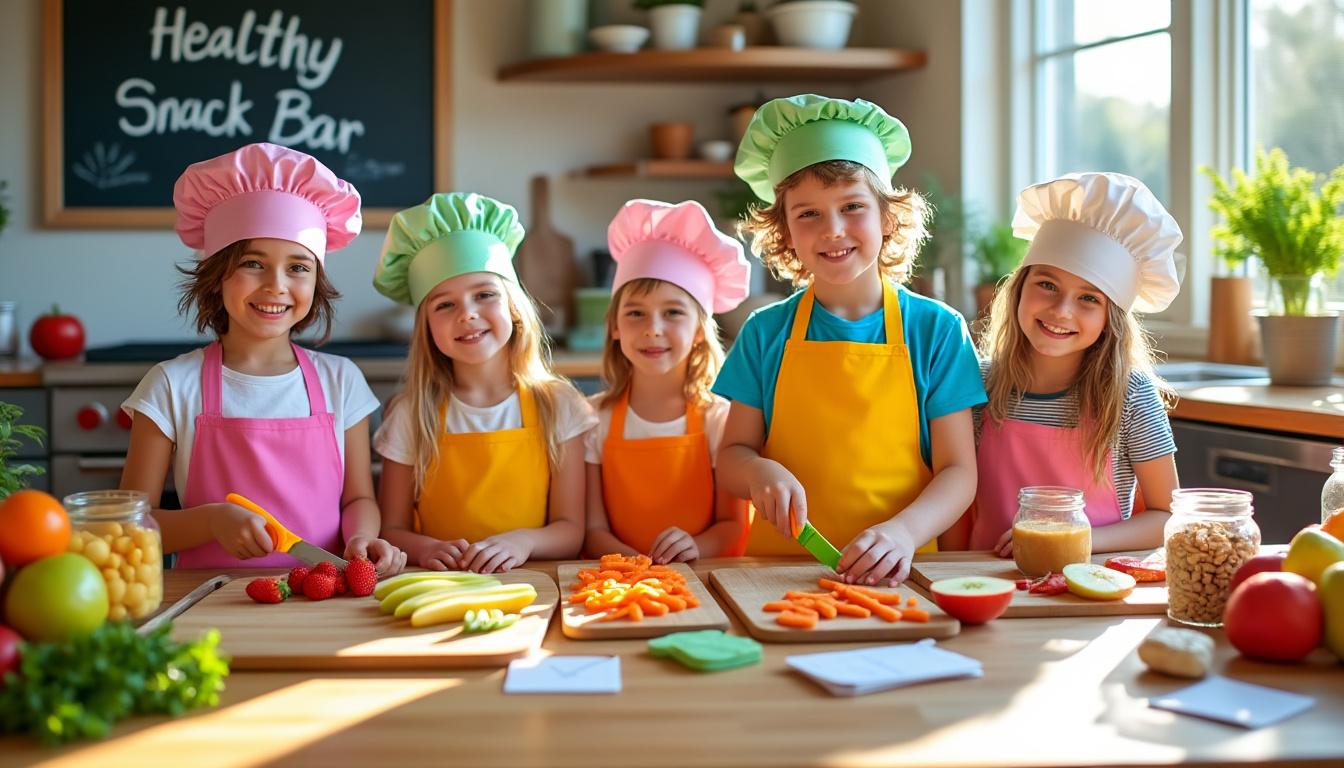 découvrez comment un goûter préparé par les enfants stimule leur créativité, renforce leur confiance en eux et favorise l'apprentissage ludique.