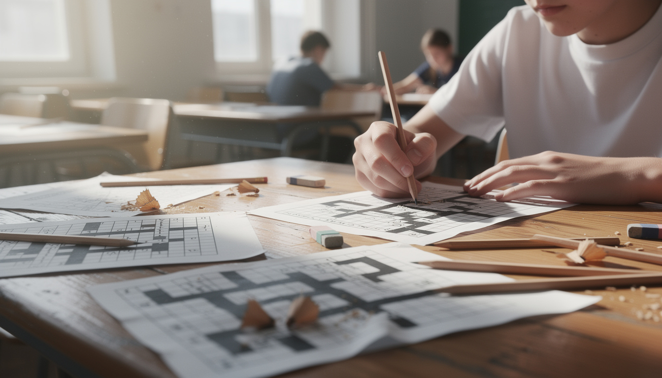 10 thèmes originaux pour des mots croisés à imprimer au collège