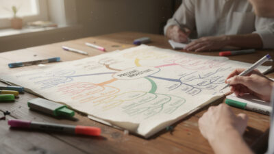 explorez notre carte mentale détaillée du présent de l'indicatif pour maîtriser facilement la conjugaison des verbes en français.