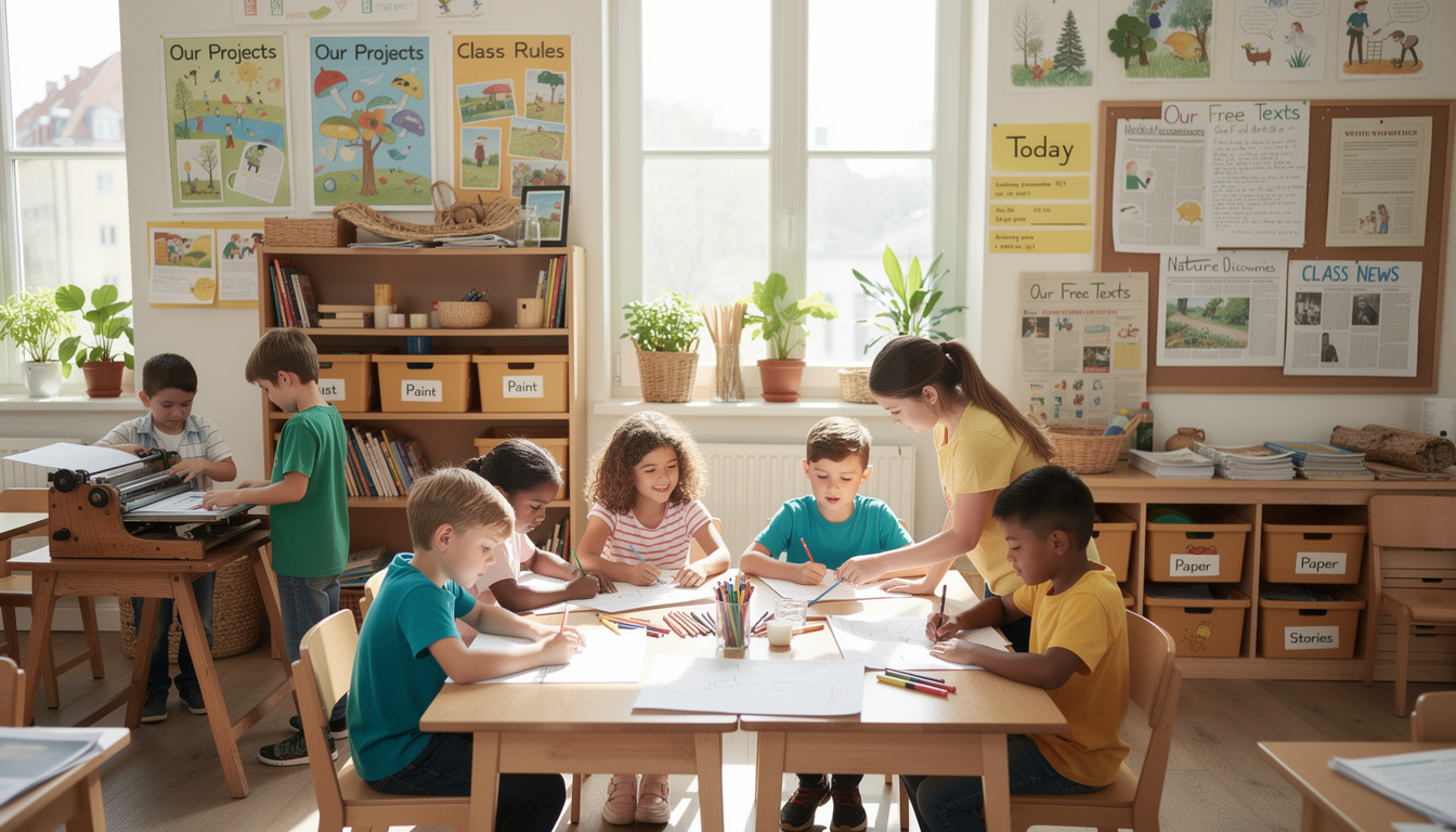 découvrez les 5 piliers de la pédagogie freinet, une méthode innovante qui transforme l'enseignement en favorisant la créativité, la coopération et l'autonomie des élèves.