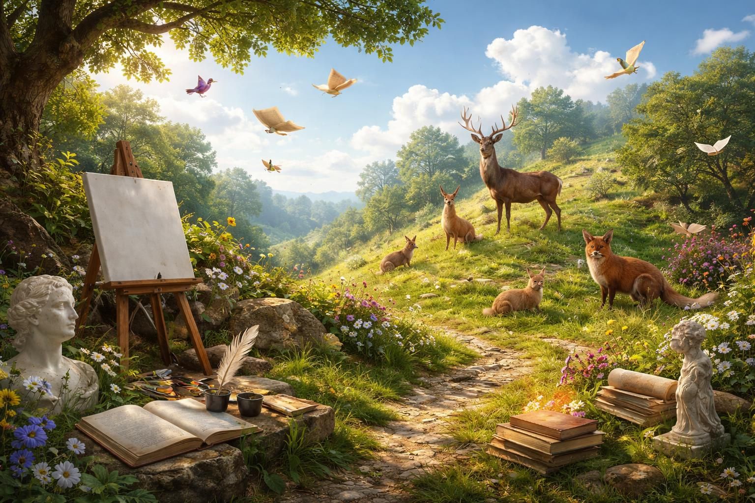 Comment la colline aux animaux inspire les artistes et les écrivains à travers le temps