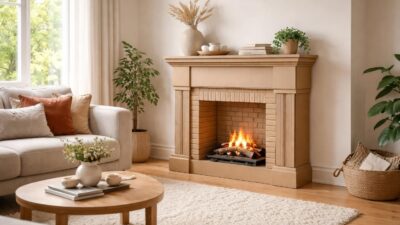 découvrez comment une cheminée en carton peut métamorphoser votre intérieur avec style et originalité, tout en étant écologique et économique.