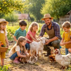 découvrez les nombreux avantages des visites de fermes pédagogiques près de chez vous pour les enfants : apprentissage ludique, contact avec la nature et développement de leur curiosité.