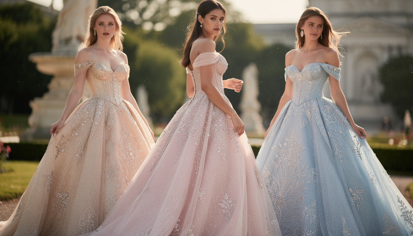 Les tendances des robes de princesses brillantes pour l&rsquo;année en cours