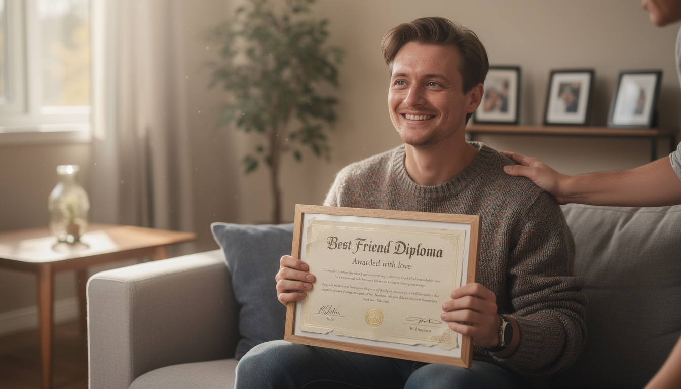 Pourquoi chaque ami mérite un diplôme du meilleur copain
