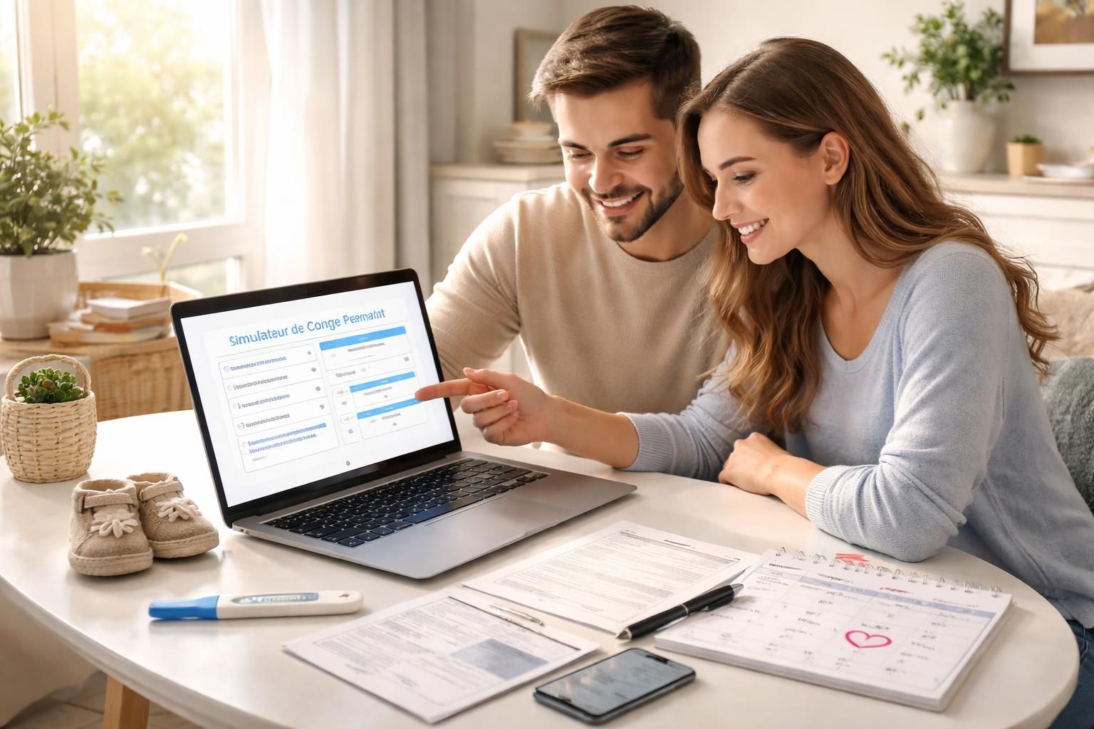 Comment utiliser efficacement un simulateur d&rsquo;un congé parental avant la naissance
