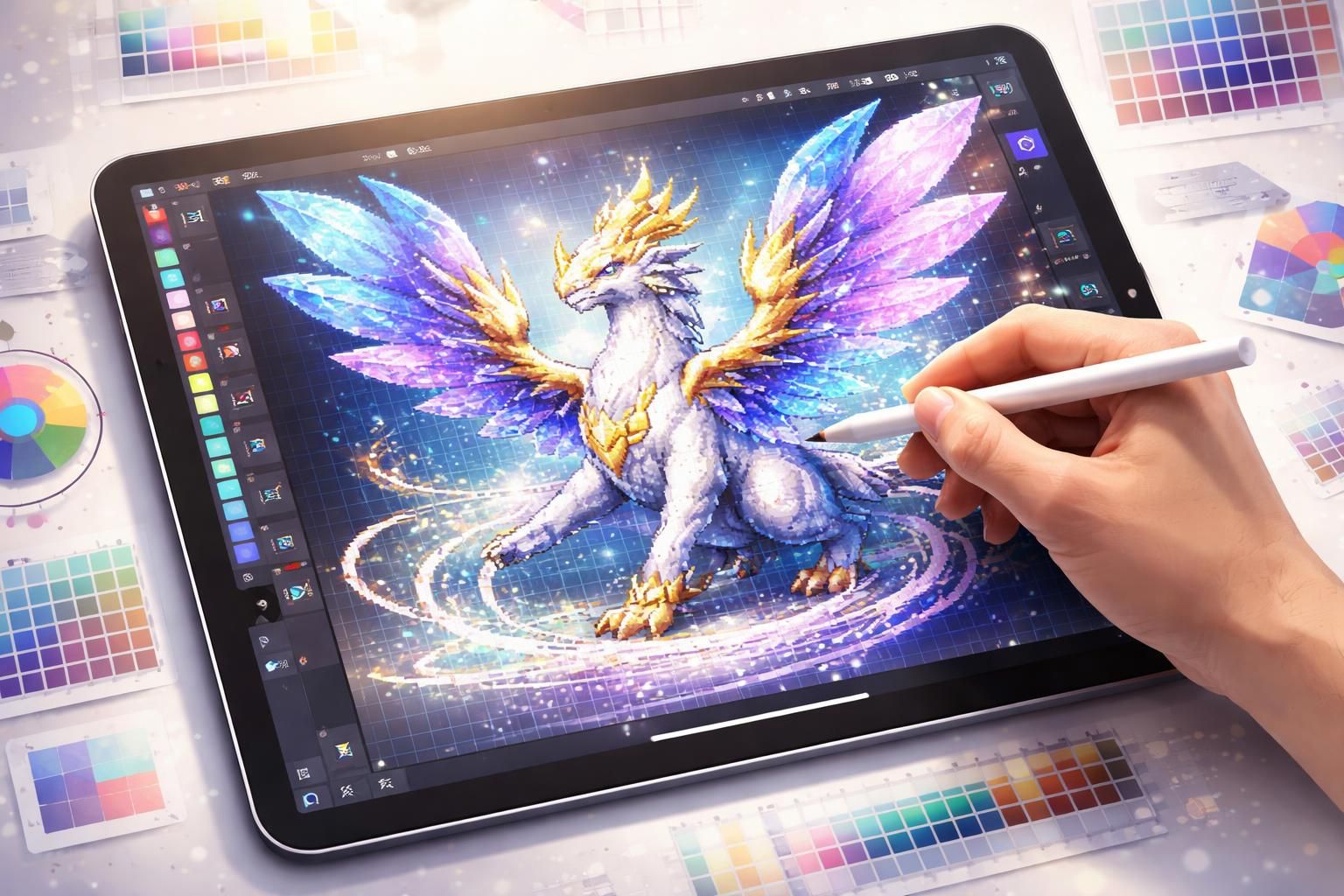 Guide de pixel art pour créer des Pokémon légendaires