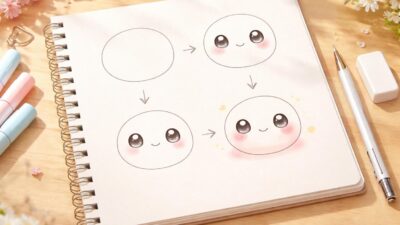 découvrez notre guide facile pour apprendre à dessiner un petit motif kawaii mignon et adorable, parfait pour débutants et amateurs de dessins charmants.
