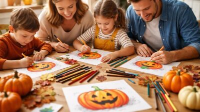 découvrez des dessins de citrouilles à imprimer, une activité ludique et créative idéale pour toute la famille à partager et apprécier ensemble.