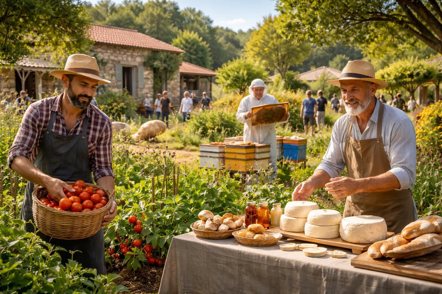 Rencontrez les producteurs à la ferme pédagogique à Gruissan et découvrez leur savoir-faire
