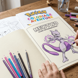 coloriage de Mewtwo