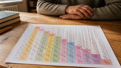 découvrez comment créer un tableau de fraction simple et efficace pour mieux comprendre les équivalences et faciliter l'apprentissage des fractions.
