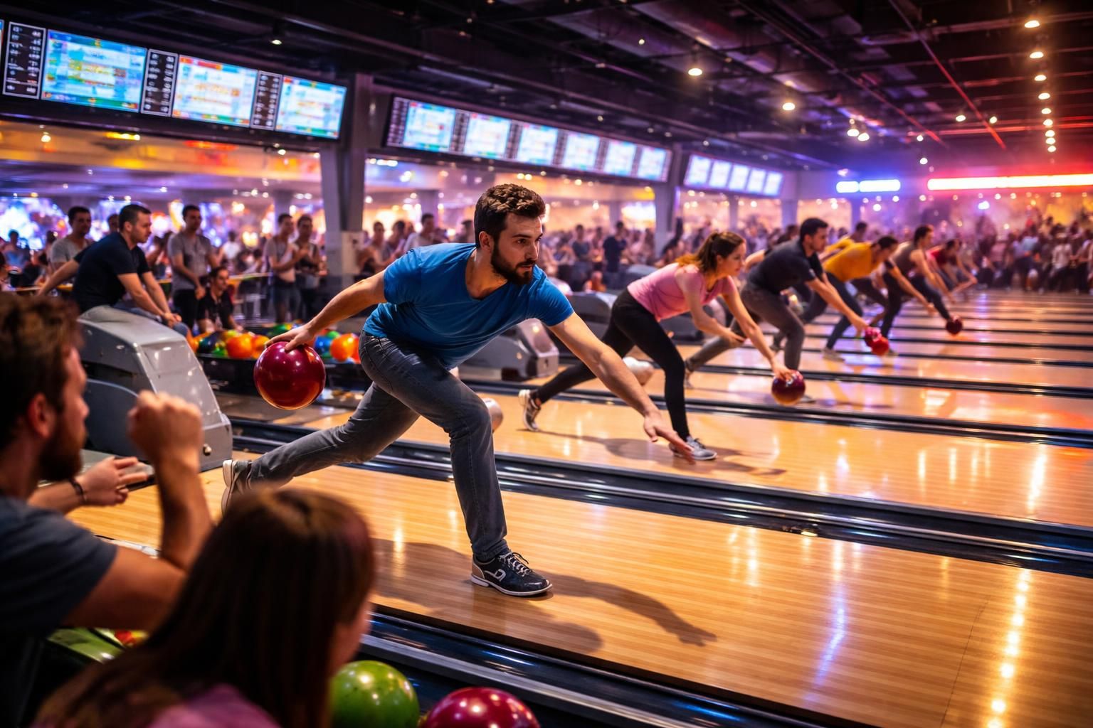 Comment les tournois de bowling au bowling Odysseum à Montpellier créent de l&rsquo;excitation et de la compétition