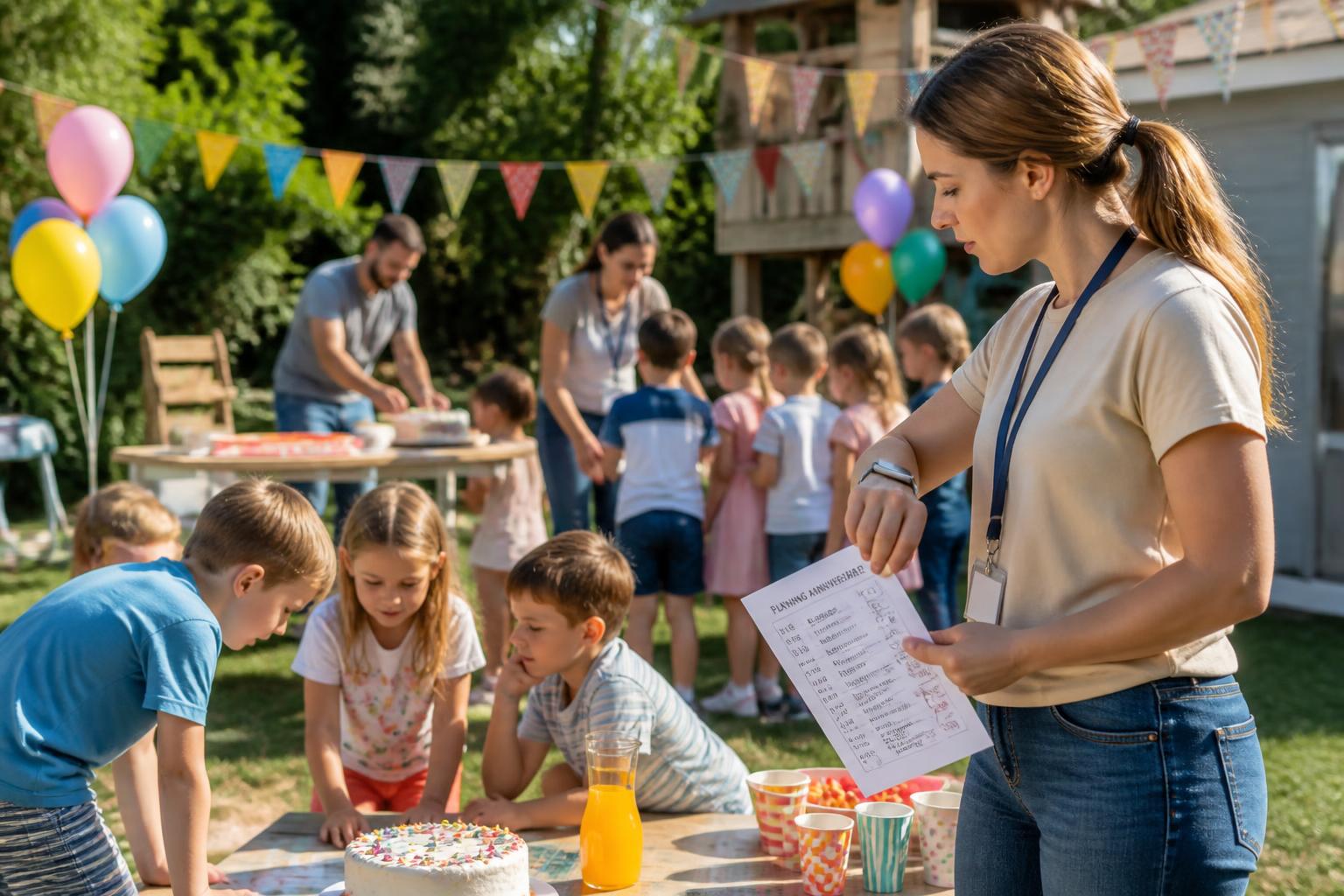 Conseils pour fête pour enfants réussie : astuces de pros pour gérer le timing