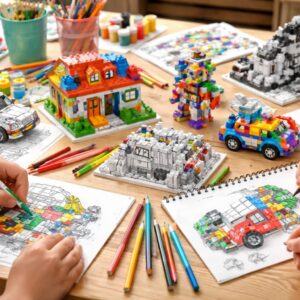 découvrez l'univers créatif des lego à colorier et donnez vie à vos projets artistiques en transformant chaque pièce en une œuvre unique et colorée.