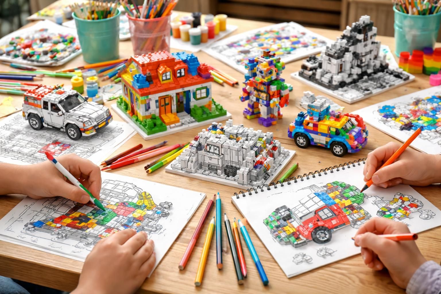 Explorez le monde des Lego à colorier et transformez vos projets artistiques