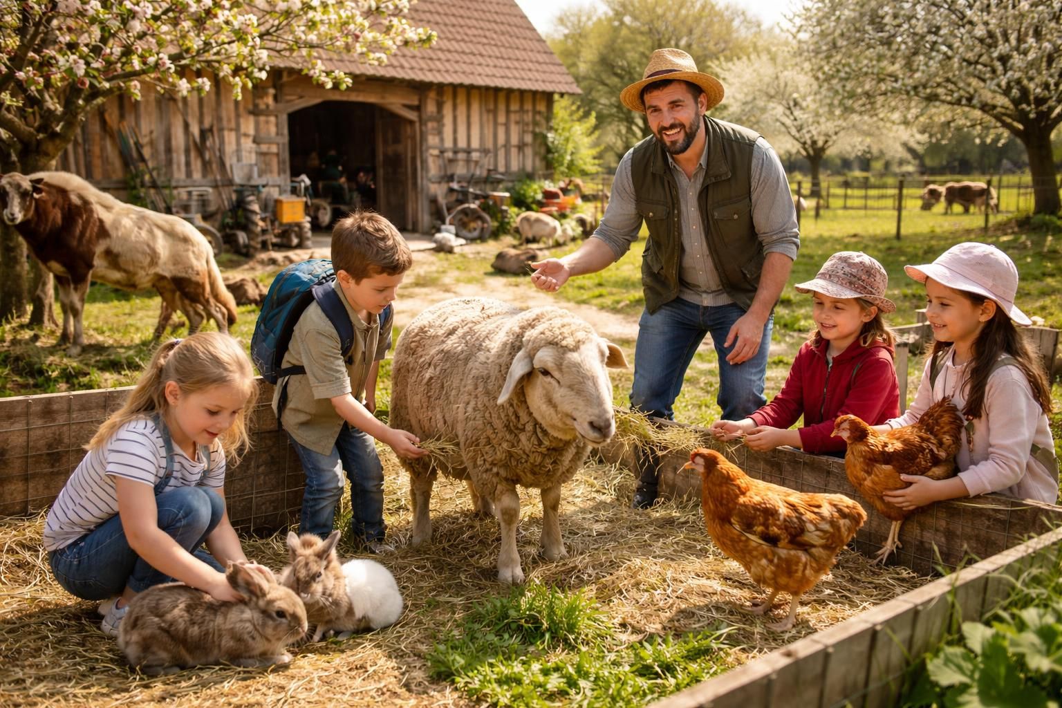 Les avantages d&rsquo;une visite à la ferme pédagogique à Dieppe pour les enfants
