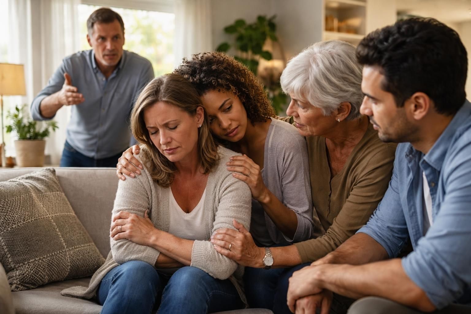 Père qui dénigre la mère : le rôle des proches pour soutenir la famille