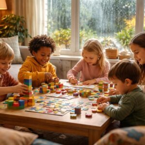 découvrez pourquoi les jeux indoor pour enfants sont indispensables pendant les jours de pluie, favorisant leur amusement, leur créativité et leur développement malgré le mauvais temps.