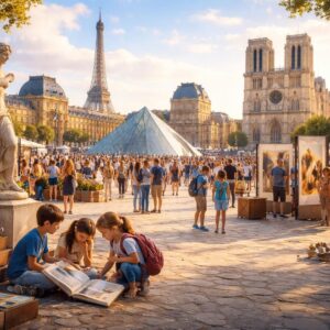 découvrez le top 10 des destinations culturelles à paris pour des vacances scolaires enrichissantes et divertissantes, idéales pour petits et grands.