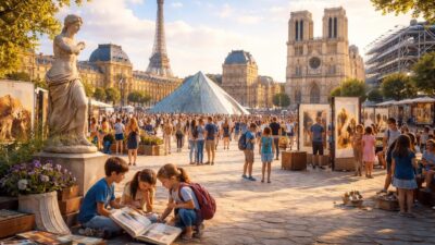 découvrez le top 10 des destinations culturelles à paris pour des vacances scolaires enrichissantes et divertissantes, idéales pour petits et grands.