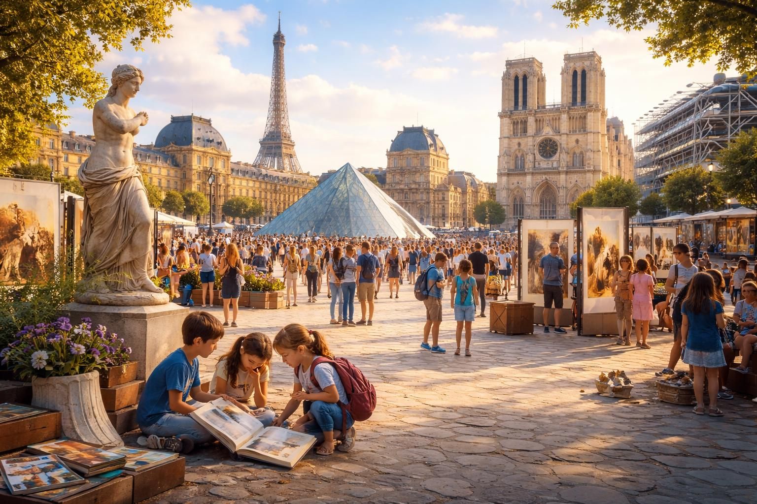 Top 10 des destinations culturelles lors des vacances scolaires à Paris