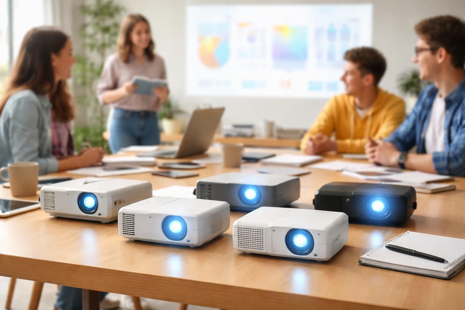 Top 5 vidéoprojecteurs LED pour exposés d’ados et petites réunions