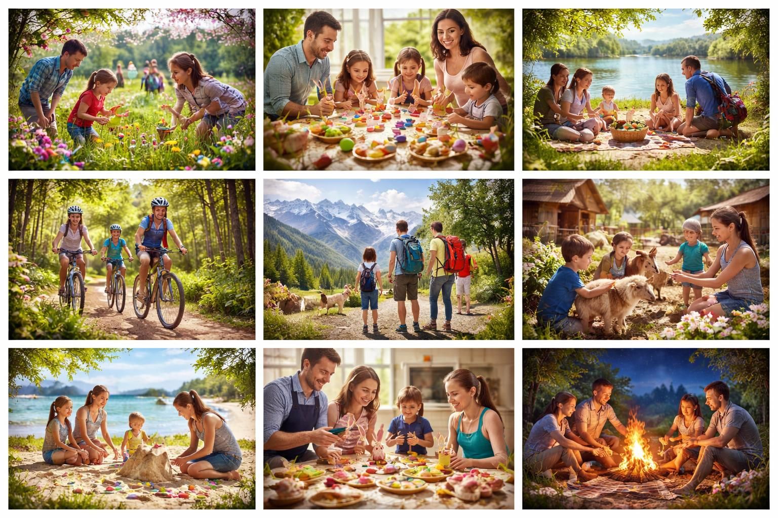 10 idées originales pour vos vacances de Pâques en famille