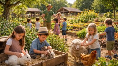 découvrez comment la ferme pédagogique à berck sensibilise et éveille les enfants à la nature à travers des activités ludiques et éducatives en plein air.
