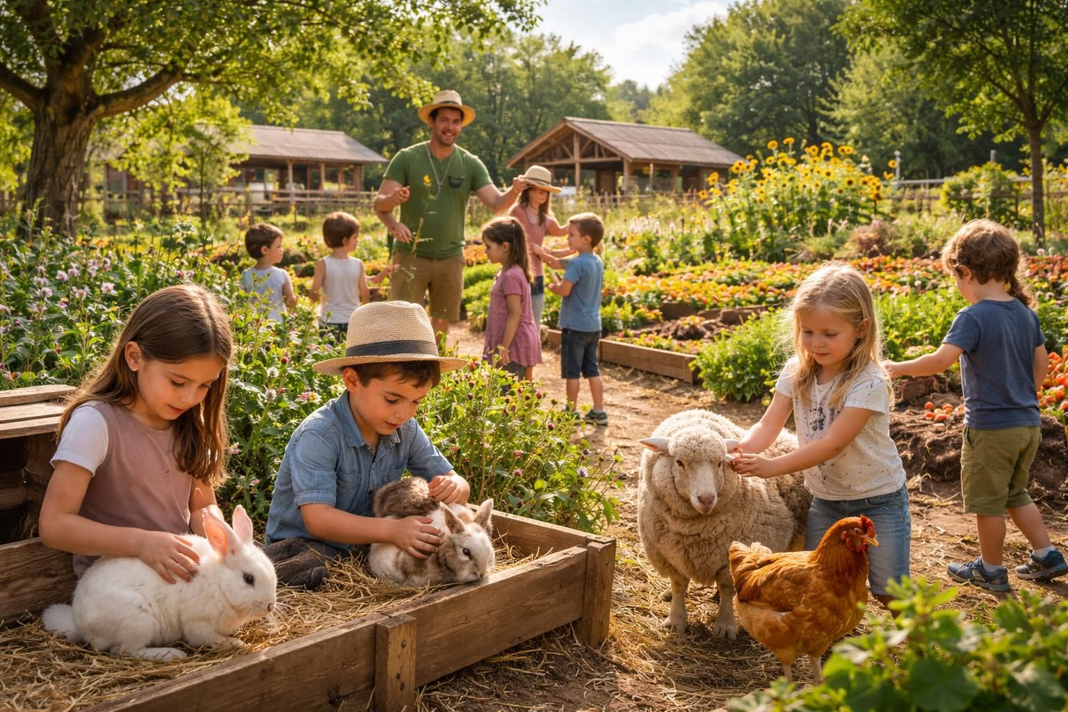 Comment la ferme pédagogique à Berck engage les enfants avec la nature