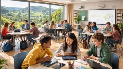 découvrez comment ma classe en auvergne encourage l'apprentissage collaboratif en favorisant l'échange, la coopération et l'entraide entre élèves pour un meilleur engagement et réussite scolaire.